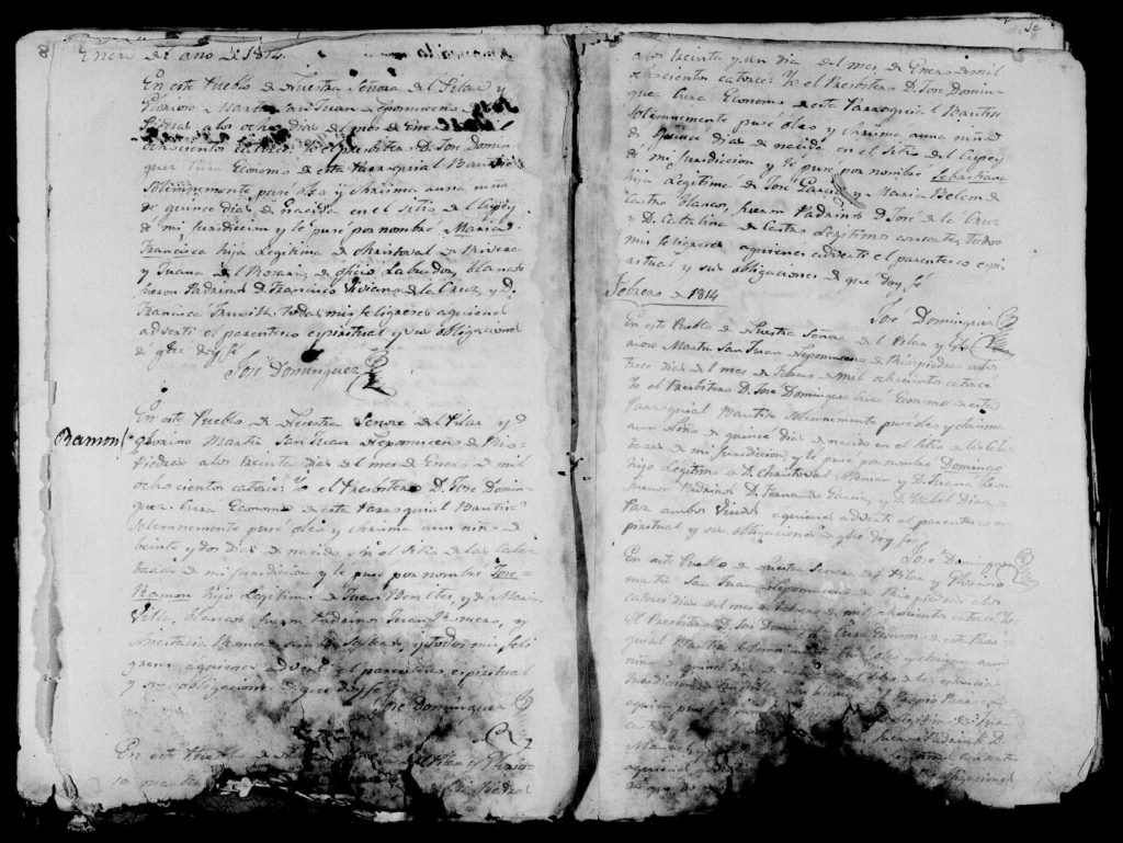 Domingo Aleman de Leon Baptism