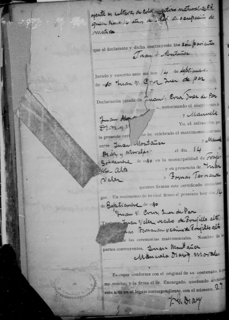 Miguel Bayala Gero Great grandson wedding